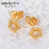 ESDG0018 Gravity Cheap Wholesale new design 18k gold  Stud Earrings