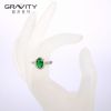 emerald cut custom fashionable diamond emerald cut engagement wedding rings white gold