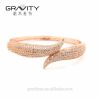 Custom design high quality 14k gold color bangle for women jewelry