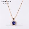 TZXG0087 Gravity fashion Dubai Unique Elegant Blue Stone 18K Gold Body Jewelry Set Factory Direct Price For Ladies Jewelry set