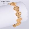 Gravity Lastest simple design jewelry accessories gold plated bangle bracelet for women