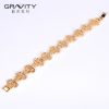 Gravity Lastest simple design jewelry accessories gold plated bangle bracelet for women