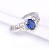 2017 New Wholesale Wedding Ring jewelry white gold Plated Cut Diamond zircon Rings Women Finger Ring