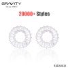 silver indian bridal jewellery diamond hoop cartilage women's wedding earrings