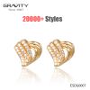 wholesale custom new design latest artificial jewelry 18k gold plated wedding bridal jewelry earring