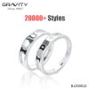 his hers emerald cut bridal white gold round diamond engagement wedding rings sets
