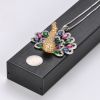 Colorful Custom High End Jewelry Engraved Name Pendant