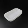 Fast Food Tray Cpet Plastic Plates Disposable Custom Plastic Clear Meat Food Packaging Trays For Airline