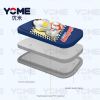 custom 3d EVA wholesale multi-compartment supplies zipper oem cartoon pencil case