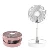 Portable Adjustable Height Air Cooler Fan USB Rechargeable Folding Telescopic Table Desk Stand Mini Rechargeable Fan