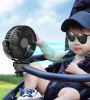 5" Mini Fan of Indoor and Outdoor with Rechargeable Battery Desktop, baby stroller fan