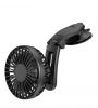 Top Selling Car Vent 4&amp;quot; USB Fan Strong Winds 3 Speeds 360 Rotation Air Circulating Mini Fan Suitable for Car Cooling