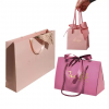 Custom Eco-Friendly Print Luxury Brand Logo Shoes Packaging Gift Paper Shopping Bag For Clothes