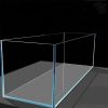 1 Gallon Clear Ultra-low Iron Glass Rimless Cube Aquarium Tank , Reef Tank, 5mm