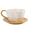 Annual Ring Collection Ceramic Cup and Saucer
