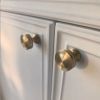 Hot sale long wardrobe cupboard closet copper pull antique brass cabinet handles and knobs