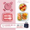 Ecofriendly Airtight Meal Prep Glass Food Storage Containers Lunch Box With Lid And plastic cutlery