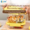 Bestfull Heat-resistant High Borosilicate Preservation Oven Kitchen Glass Food Container With Silicone Valve