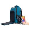 Foldable Hiking Daypack With 5V 9V 20W Solar Panel Power Supply,Solar Backpack Laptop Bag with Handle and USB Charging Port
