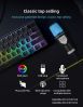Computer Wired Cheap Flexible USB Condenser LED RGB Gaming Microphone With Stand For PC Laptop