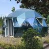 aluminum tent glass dome tent glamping tent waterproof with bathroom r