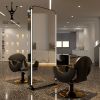 Light LED Mirror Cabinet Hair Beauty Salon Furniture Barber Station