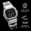 Metal Watch Band Strap Stainless Steel Bezel Case for G Shock