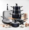 13 Pieces Cookware Set Branded Nonstick Aluminum