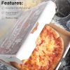 MT Products Cardboard Pizza Box 10" Length x 10" Width x 1.75" Depth Corrugated White-Red B-Flute Design (10 Pieces)