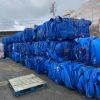 Hdpe Drums Blue Scrap Hdpe Plastic HDPE Drums Regrind Blue Flakes Natural