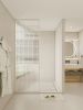 Modern Style Glass Shower Enclosure Interior Partition Tempered Glass for Bathroom