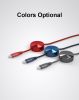 6.5 feet Nylon braid jacket data cable fast charging metal usb ios charger cable for iPhone