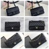 Women's bag genuine leather chain small square bag hand-held one shoulder crossbody bag 2024 new niche light luxury diamond grid