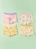 Children cartoon cotton panties toddler ropa interior girls underwear cute kids boxer briefs Boy Boxers