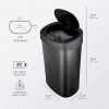 ninestars 13.2 Gallon stainless steel sensor trash bin Ninestars wholesale smart garbage bin high-tech classic induction trash can