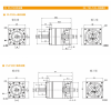 PLF120 High Torque Planetary Gear Reducer Precision Speed Reduction with Ratio Range 4:1 to 100:1 for Industrial Use