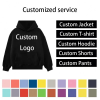 Wholesale Zipper Fleece 100% Cotton Hoodie Heavyweight Blank Zipper Zip Up Hoodie