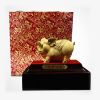 Velvet Sand Gold Crafts Golden Pig