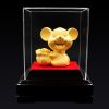 Velvet Sand Gold Crafts Golden Mouse