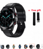 Moonshine New AMOLED High Definition Round Screen Sports Watch Heart Rate Health Monitoring Bluetooth Music Smart Phone Watch