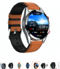 Moonshine New AMOLED High Definition Round Screen Sports Watch Heart Rate Health Monitoring Bluetooth Music Smart Phone Watch