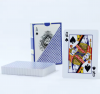 Custom printed premium plastic big character waterproof poker playing card printing make pvc anti break durable playing cards