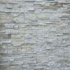 MIST white cultural stone wall thin ledge stone milk-color rock veneer