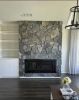 DARKSIDE black cultural stone natural slate for landscaping ledgestone fireplace with stacked stone