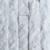 MIST white cultural stone wall thin ledge stone milk-color rock veneer