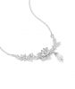 Designer Hansel flower series 925 pure silver flower necklace for women light luxury niche high-grade chain accessories