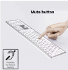 COUSO Wholesale Luxury Computer Keyboard Mouse Combo Aluminum White Bluetooth Office Wireless Keyboard and Mouse Combo
