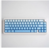 129 Keys Fog Blue Side Engraved Keycap OEM Profile Keycaps For MX Switch Mechanical keyboard keycaps Letters On Side Key Caps