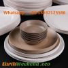 Disposable brown rice husk rice husks utensil 100% compostable cutlery cup bowls plates