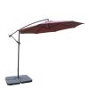 Factory Price, Patio Parasol Umbrella Cantilever Umbrella, Large Hanging Market Umbrella Large, Waterproof Outdoor Umbrella with Ventilation for Backyard/Garden